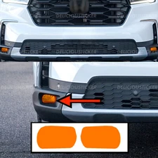 For 2023-2025 Pilot Amber Orange Fog Lights Overlay Vinyl Tint PreCut Decals
