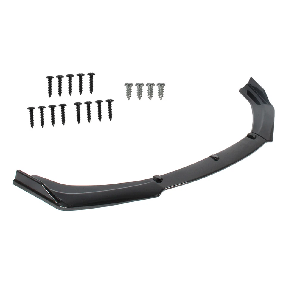 Add-on Universal Fit For Acura CSX 2006-2011 Front Bumper Lip Spoiler Splitter - Изображение 3 из 4