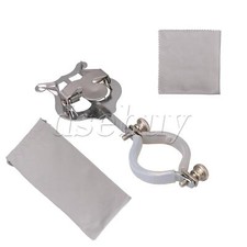 Silver Plated Marching Clarinet Lyre Music Sheet Clip Clamp Holder