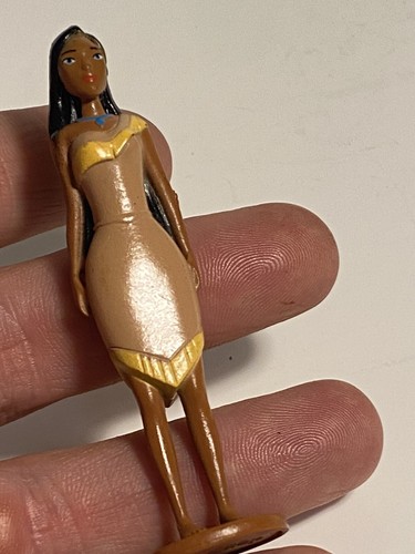 Vintage Disney Princess 1991 rare Pocahontas CAKE TOPPER figure rare original - Picture 4 of 5