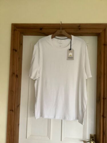 Mens White Organic Cotton Tee Top T-Shirt from White Stuff Size XXL New RRP £25 - Picture 1 of 5
