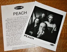 PEACH Eat The Allman Brothers orig. Caroline 1994 press kit w/ photo