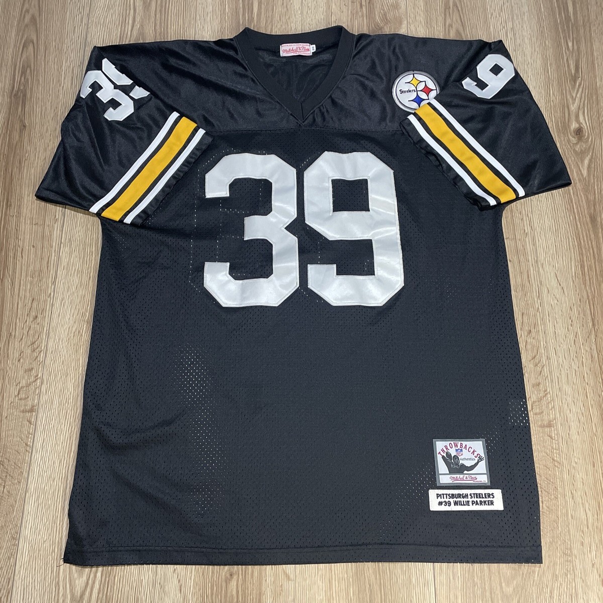 Mitchell Ness Throwback Steelers Willie Parker #39 Size 60