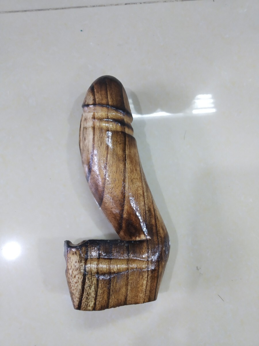 6 pcs Unique Ethnic Souvenir Wooden Penis Ashtray, a gift for