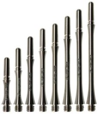 COSMO DART SHAFTS SLIM SPINNING TITANIUM (PLAIN) - SET OF 3
