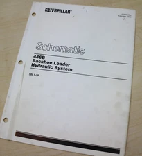 CAT CATERPILLAR 446B Backhoe Loader Hydraulic System Schematic Manual diagram