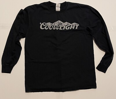 Coors Light Men's Long Sleeve T-Shirt Black Large