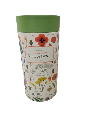 Cavallini & Co - 1000 Piece Puzzle Wildflowers Sealed 2019 Nature Garden Spring - Picture 2 of 7