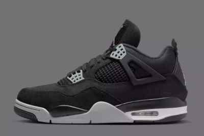 Nike Air Jordan 4 SE Black and Light Steel DH7138-006 Men's US4-14