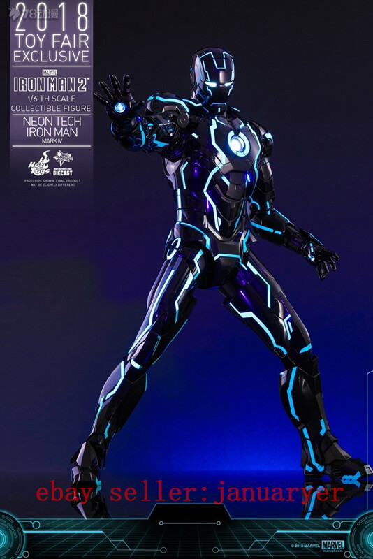 Perfect Hot Toys MMS485D24 1/6 Iron Man 2 Iron Man Mk4 Tron Perfect Hot Toys MMS485D24 1/6 Iron Man 2 Iron Man Mk4 Tron