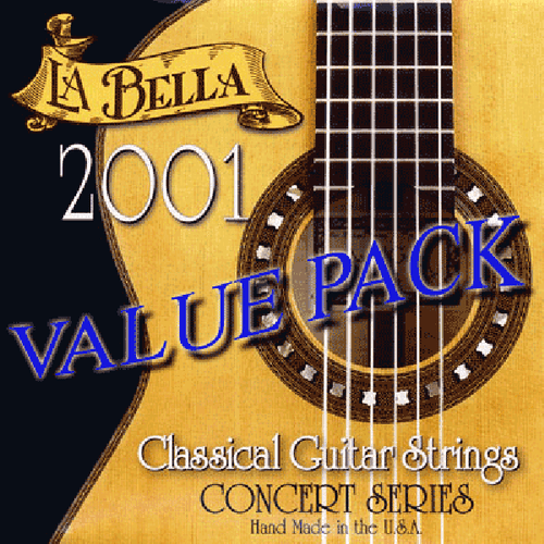 Paquete de 10 juegos de cuerdas La Bella 2001C valor de tensión ligera + tres cuerdas D adicionales - Imagen 8 de 12