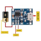 TP4056 5V 1A Micro USB Lithium Battery Charger Board USH Module. J29C