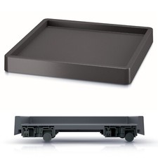 Mobile Planter Saucer Flower Pot Stand with Wheels Plant Square 3 Sizes Sturdy