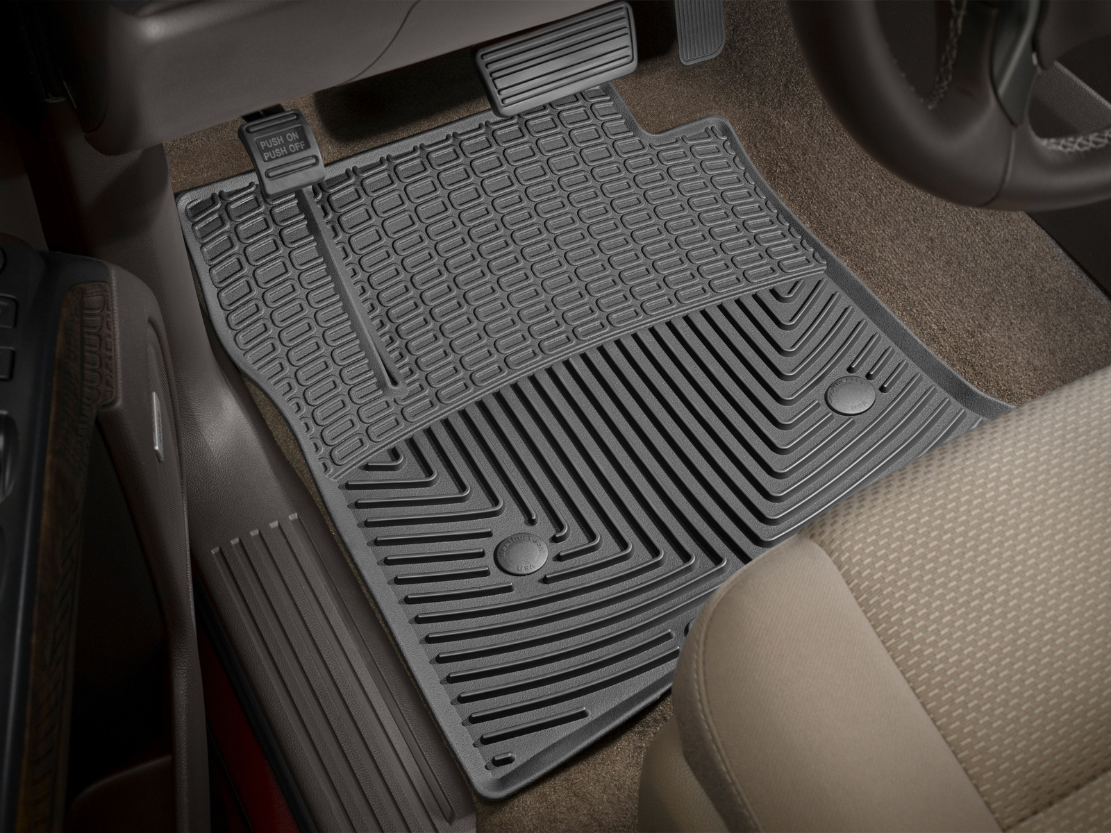 WeatherTech AllWeather Floor Mats for Escalade / Suburban / Tahoe/ Yukon Black eBay