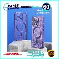 Prio Elegante HandyhüLle Mag FüR Iphone 16 Plus (6,7 Zoll) Lila