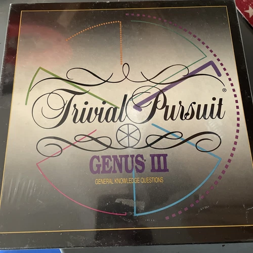 Vintage Trivial Pursuit Genus III 3 Parker Brothers Trivia Game New Sealed