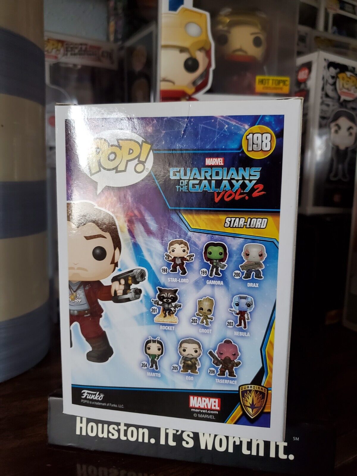 Funko Pop!: Marvel Guardians of Galaxy vol 2. #198 - Star-Lord w/ prot –  Yummy Boutique