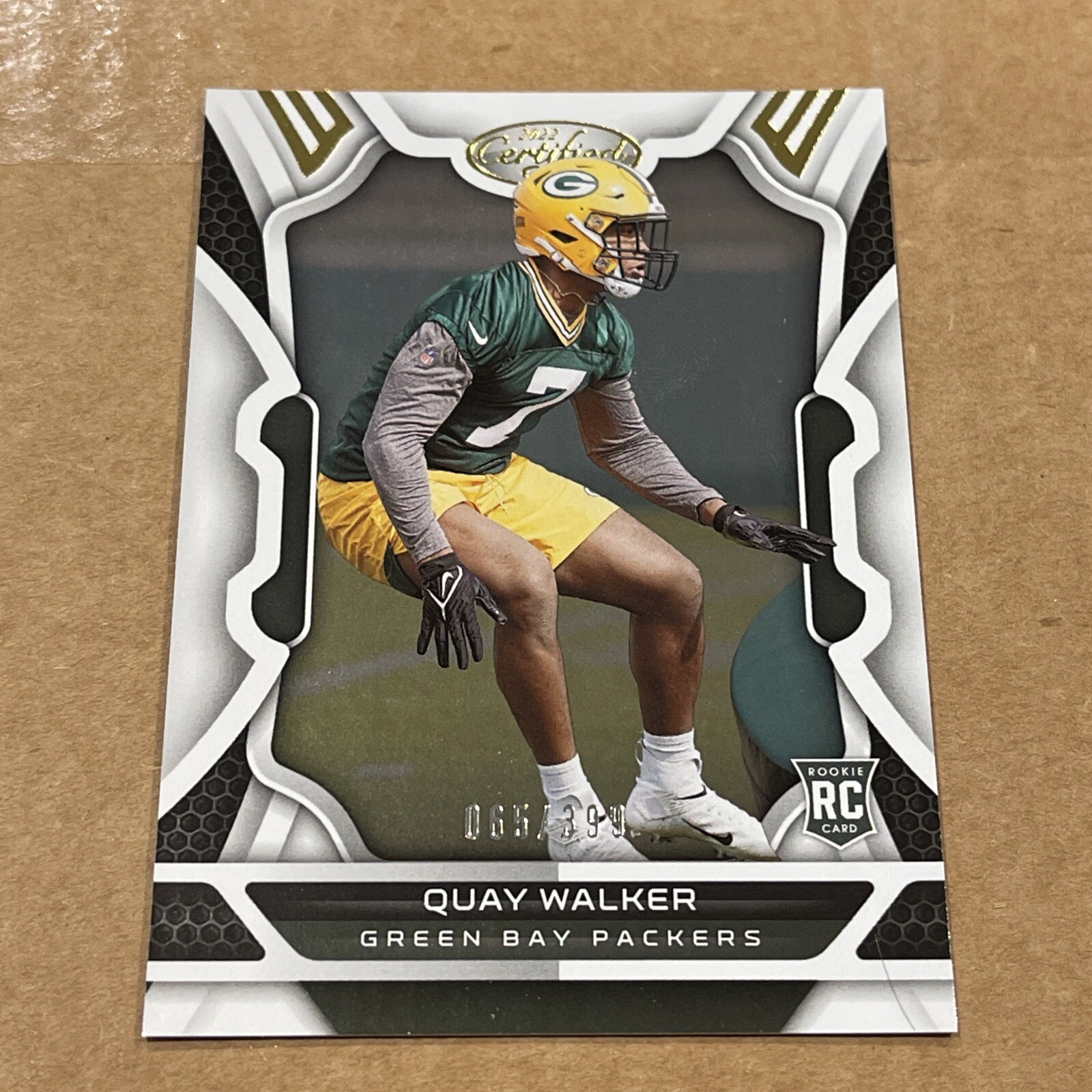 2022 Panini Certified Quay Walker RC Rookie #65/399 #153 Packers