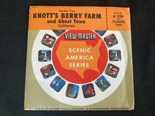 Sawyer's View-Master A236 KNOTT'S BERRY FARM GHOSTOWN Buena Park, California