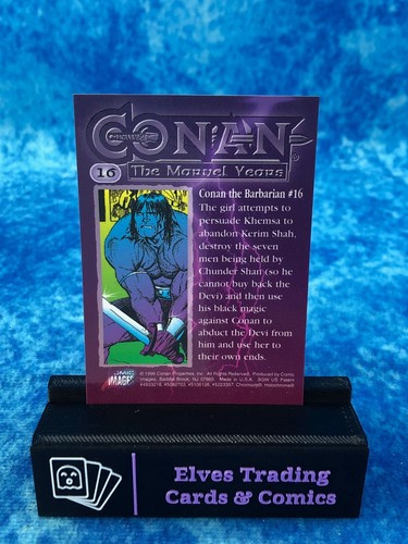 Conan: The Marvel Years SINGLE Non-Sport Trading Card by Comic Images 1996 - Picture 36 of 184