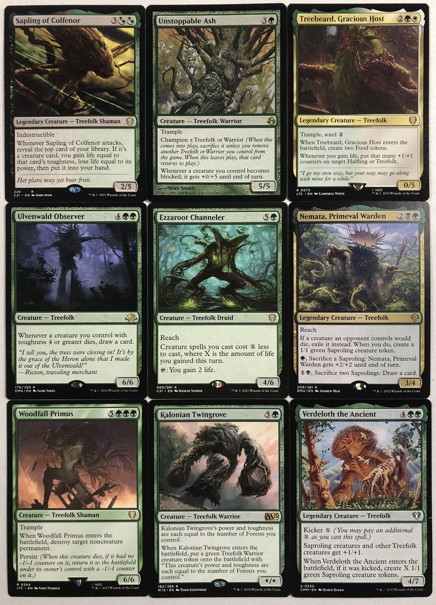 EDH Treefolk Deck - Commander MTG Magic the Gathering | eBay EDH Treefolk Deck - Commander MTG Magic the Gathering | eBay