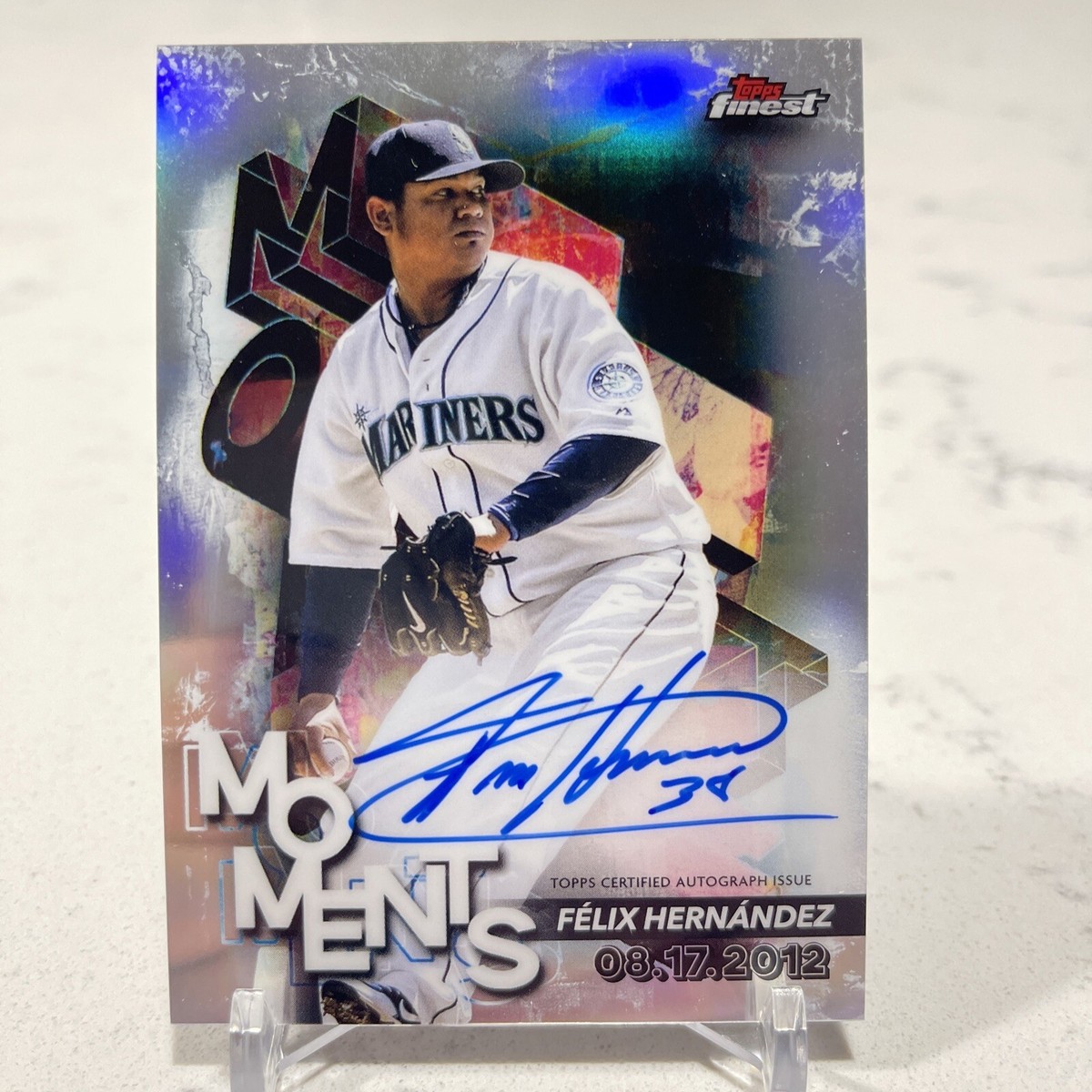 2024 Topps Finest Felix Hernandez Finest Moments Auto #FMA-FH | eBay