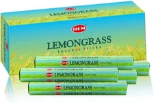 HEM Lemongrass 100 Incense Sticks (5 x 20 Stick Packs)