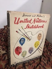 Untitled Nations Sketchbook 1950 Cartoons Comics Derso And Kelen