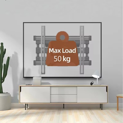 70cm Extension Long Arm TV Wall Mount, 32-65inch Full Motion TV Wall Bracket Swi - Zdjęcie 6 z 17
