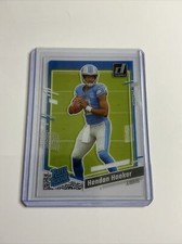 2023 Panini Donruss Clearly Hendon Hooker #61 Rated Rookie Detroit Lions NFL RC