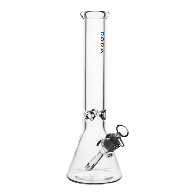 #ad 14Inch Glass Bong 7MM Super Heavy Glass Water Pipe Thickness Glass Beaker Bongs $29.99
