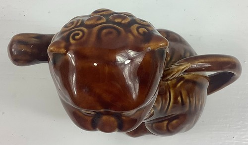 Vintage Chinese Asian Foo Dog Ceramic Tea Pot - Picture 5 of 10