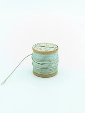 Antique Wooden Spool Chateau Crochet Silk Braided Thread The Castle Braid Co