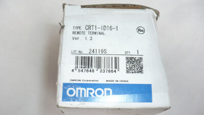 CRT1-ID16-1 Remote Terminal Omron 16 Eingänge 24Vdc x SPS Serie Sysmac Ver. 1.3