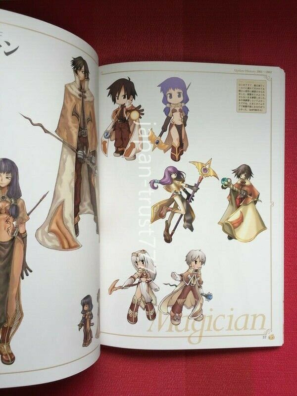 Ragnarok Online 5th Anniversary Memorial Book Official Art Illustrations  Japan