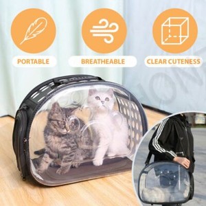 transparent pet bag