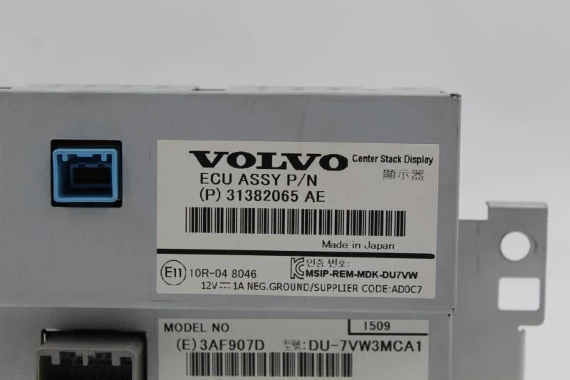 Экран информационно-GPS-ТВ 7 дюймов дисплей центральная приборная панель подходит для 2015-18 VOLVO V60 OEM #22033 - Изображение 3 из 4