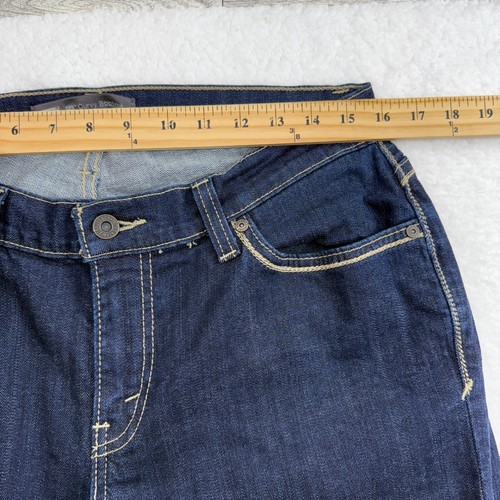 Levis 529 Curvy Bootcut Jeans Stretch Dark Wash Country Western EUC Womens 32x32 - Picture 10 of 13