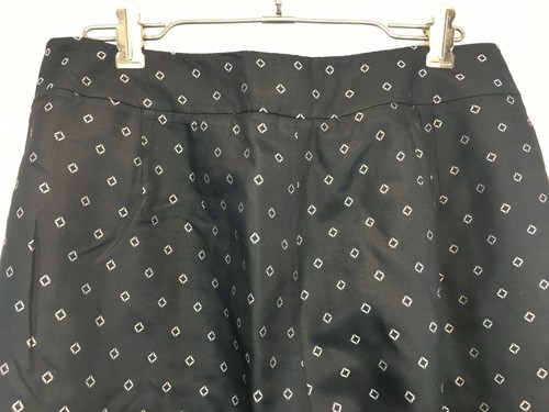 Talbots Damenhose Seide schwarz Rautenmuster Größe 6 gebraucht, in einwandfreiem Zustand - Bild 4 von 6