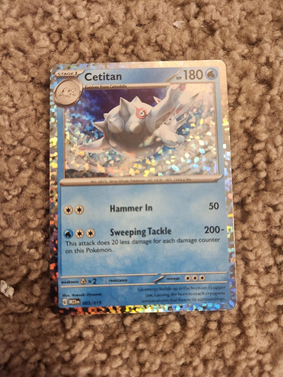 McDonald's Pokémon 2023 - Cetitan 005/015 Holo M23EN series McDonald's Pokémon 2023 - Cetitan 005/015 Holo M23EN series