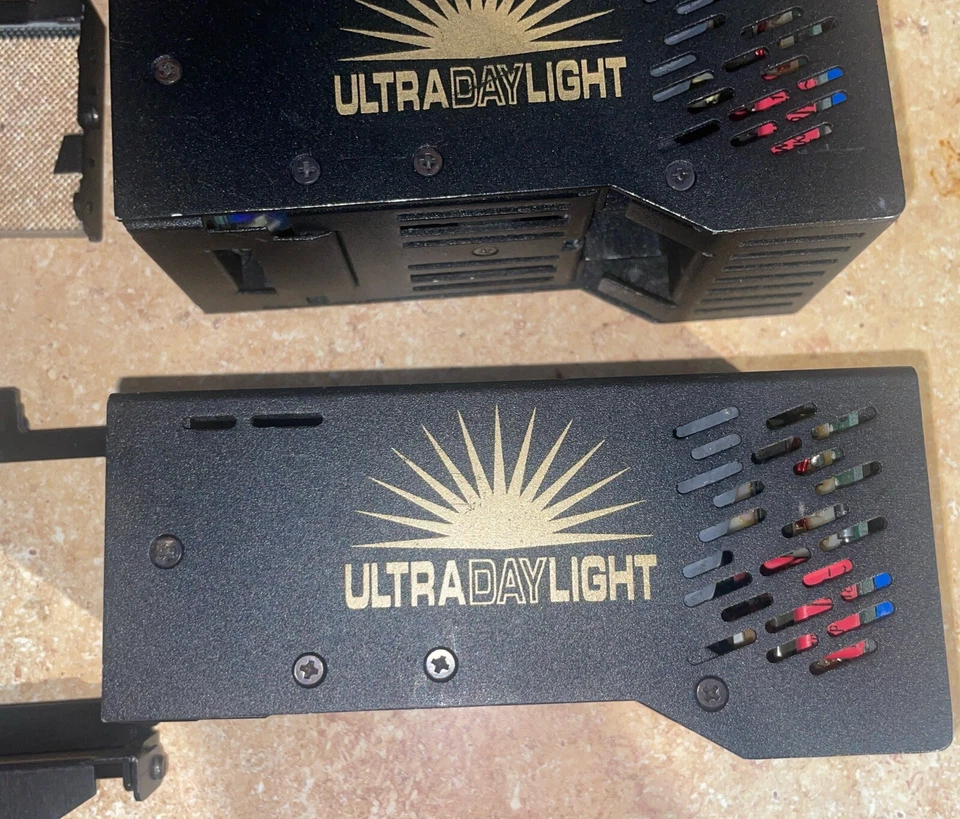 3 Anton Bauer UltraDayLight Ultra Day Light HMI camera light heads w/ Extras! - Image 2 of 4