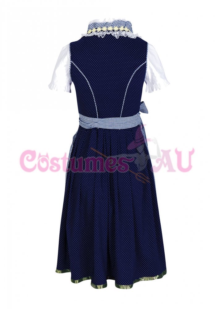 Ladies Beer Maid Oktoberfest Costume Gretchen German Heidi Wench Fancy Dress - Foto 7