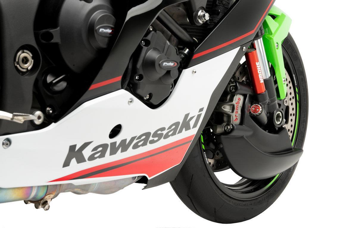 Puig Brake Ducts Air Scoops Cooler Gloss Black Kawasaki ZX-10R