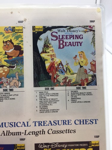 Walt Disney Musical Treasure Chest Audio Cassettes Bambi Poppins Sleeping Beauty - Picture 3 of 5