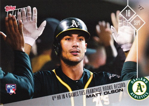 2017 Topps Now 623 Matt Olson