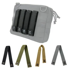 Tactical MOLLE Fastener Straps Quick-Release Snap 2pcs for Backpacks Pouches
