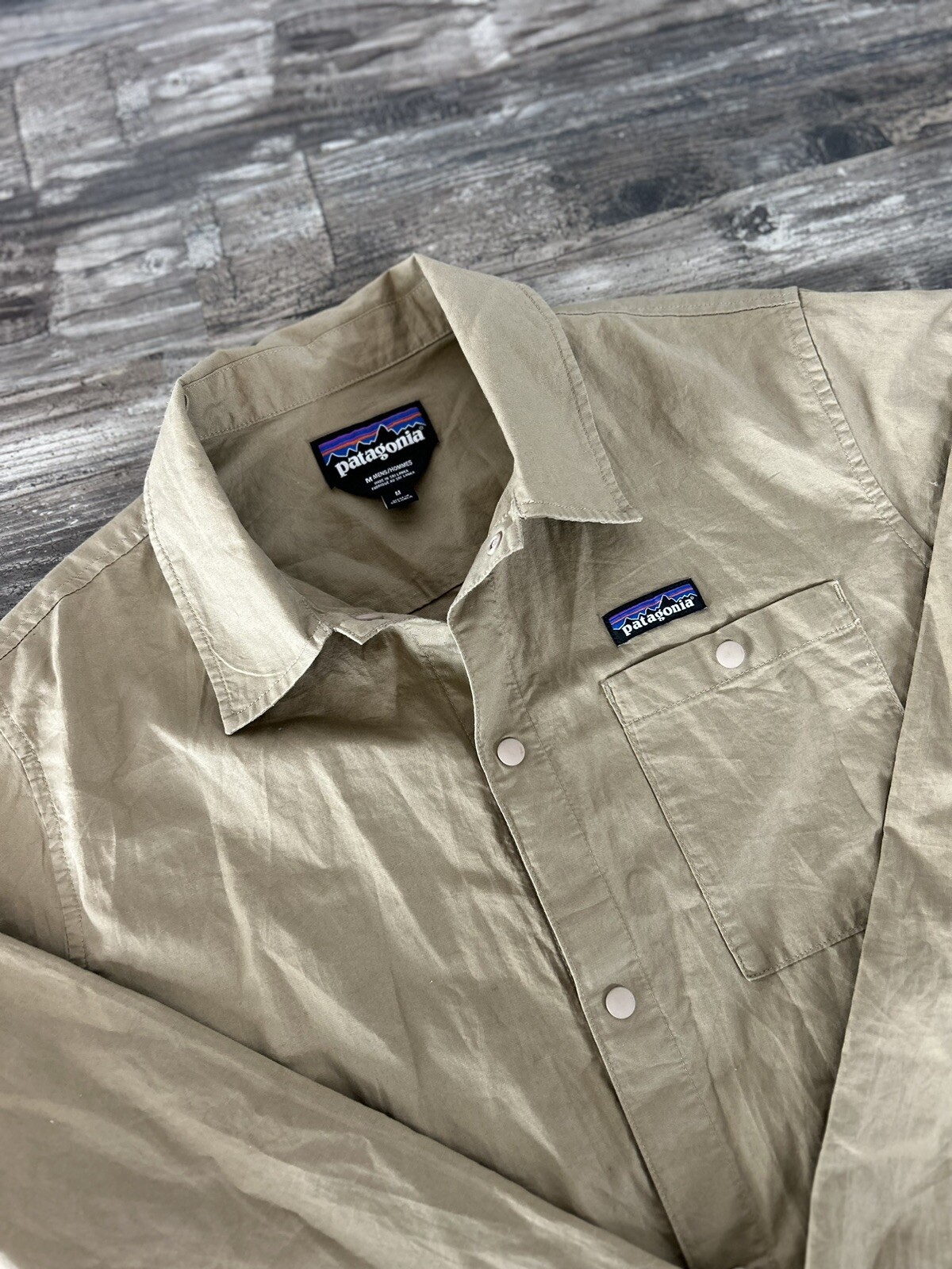 Patagonia Lightweight AllWear Hemp Coaches Jacket Be… Gem