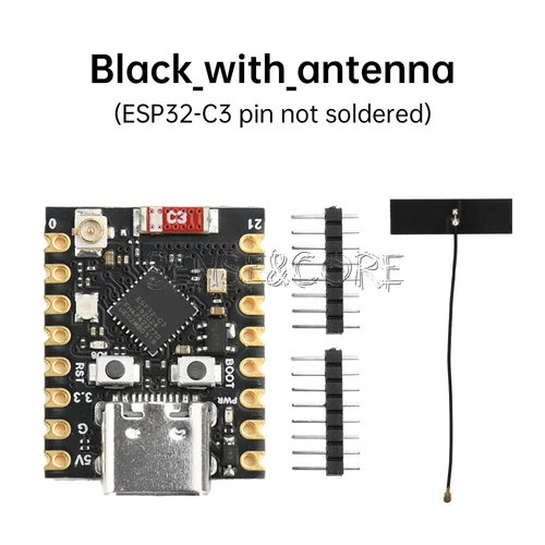 ESP32-C3 SuperMini WiFi Bluetooth Development Board 32bit RISC-V GPIO Antenna