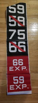 SEPTA Trackless Rollsign Route Number Segment