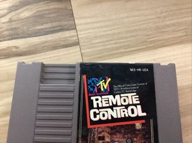 Nintendo NES MTV Remote Control Video Game Tested Working With Sleeve 